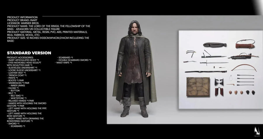 Aragorn - The Lord Of The Rings The Fellowship Of The Ring (Standard Version) INART