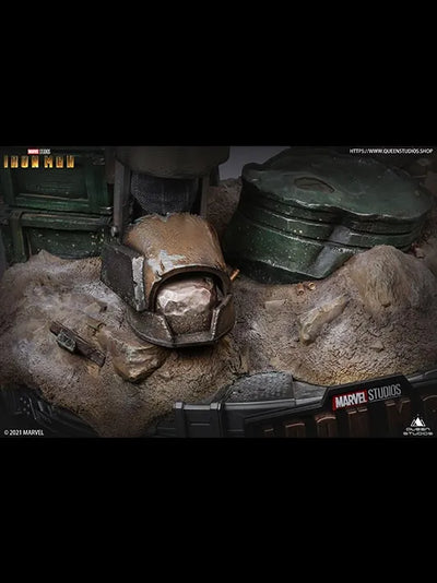 Busto de tamaño natural de Iron Man Mark 7