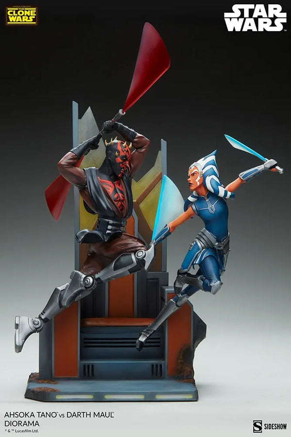 Ahsoka Tano vs Darth Maul - LIMITED EDITION: 2500 – Sideshow Collectibles – ActionFigure Brasil