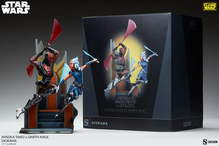 Ahsoka Tano vs Darth Maul - LIMITED EDITION: 2500 – Sideshow Collectibles – ActionFigure Brasil