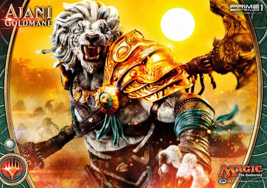 Ajani Goldmane (Exclusive Version) Magic: The Gathering – Prime1Studio – ActionFigure Brasil