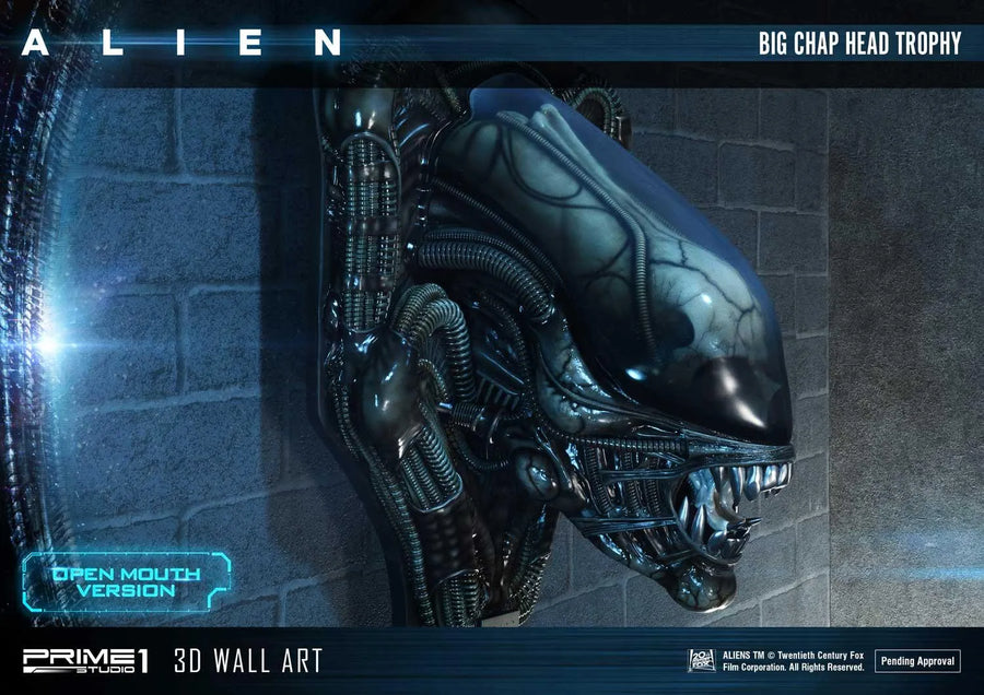 Alien Big Chap Head Trophy (Open Mouth Version) Alien (Film) – Prime1Studio – ActionFigure Brasil
