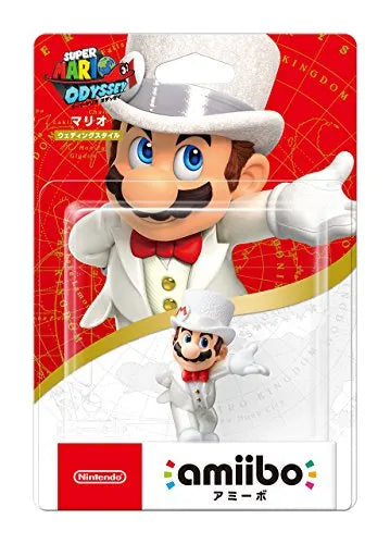 amiibo - Super Mario Series - Mario - Wedding Outfitㅤ – Nintendo – ActionFigureBrasil