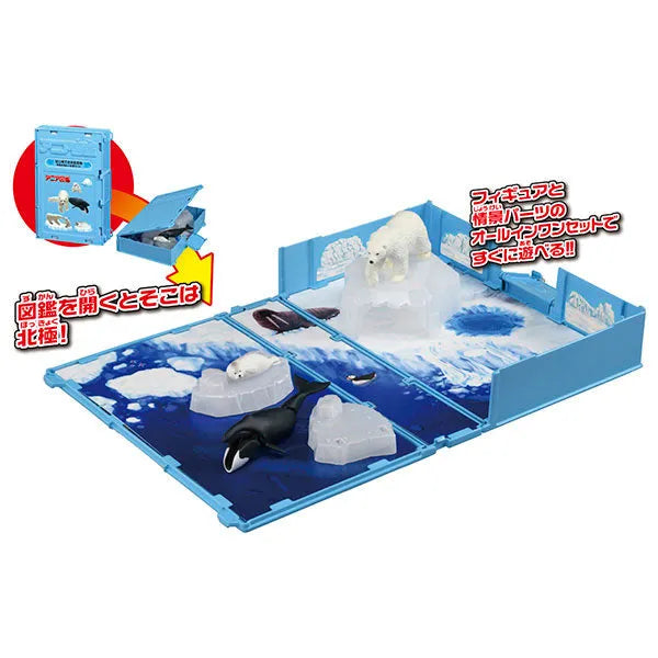 Ania Ania Zukan My First Aquatic Animal Arctic Ocean's Most Popular Setㅤ – Takara Tomy – ActionFigureBrasil