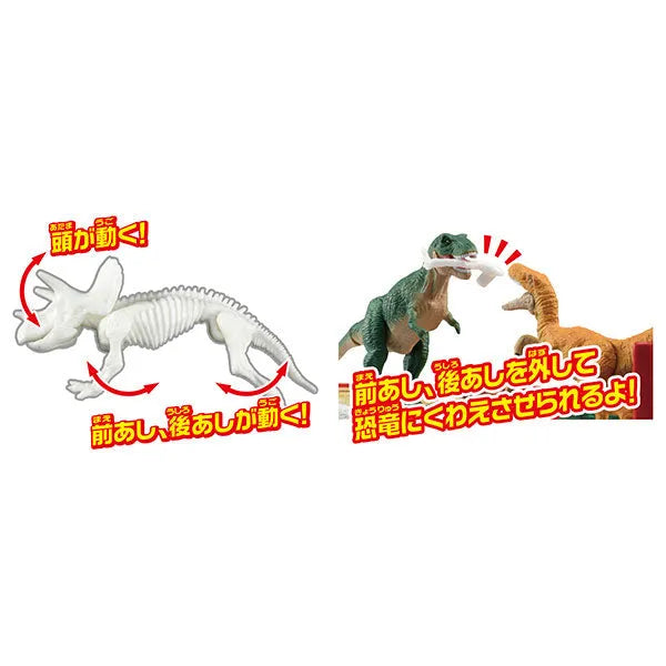 Ania Ania Zukan My First Dinosaur Strong One on Land Setㅤ – Takara Tomy – ActionFigureBrasil