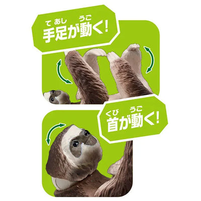 Ania AS-26 Sloth (Brown-throated three-toed sloth)ㅤ – Takara Tomy – ActionFigureBrasil — detalhe do produto