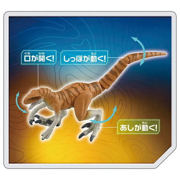 Ania Jurassic World Atrociraptor (Tiger)ㅤ – Takara Tomy – ActionFigureBrasil