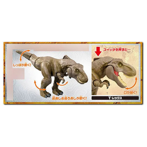 Ania Jurassic World Kechirase! Strongest T-rexㅤ – Takara Tomy – ActionFigureBrasil