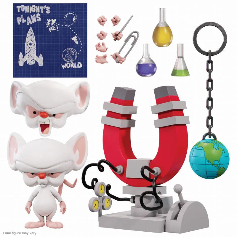 Animaniacs / Brain Ultimate Action Figureㅤ – Super7 – ActionFigureBrasil