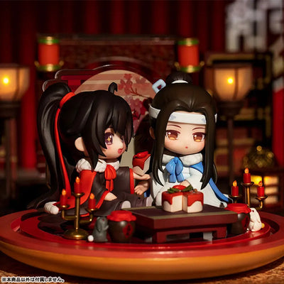 Anime "The Master of Diabolism" Wei Wuxian & Lan Wangji Set Enjoying Wine Under the Moon Ver. Deformed Figure 2 Figures Setㅤ – QINGCANG – ActionFigureBrasil — detalhe do produto