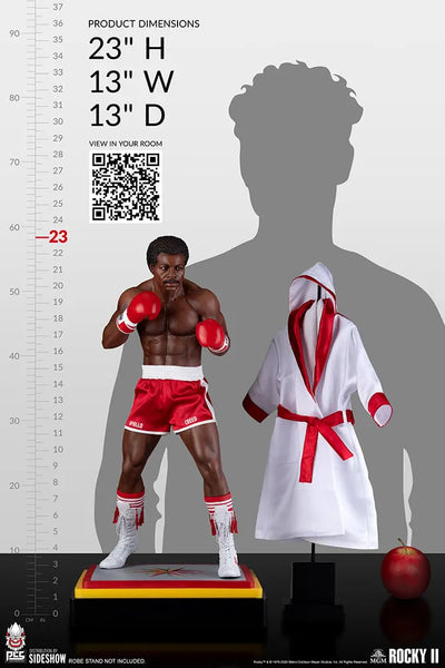 Apollo Creed (Rocky II Edition) - LIMITED EDITION: 325 (Rocky II Edition) – PCS – ActionFigure Brasil — embalagem