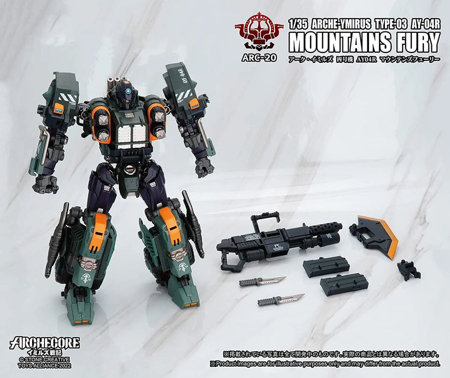 ARC-20 - 1/35 Unit 4 AY-04R - Mountains Fury (TOYS ALLIANCE LIMITED)ㅤ – Toys Alliance – ActionFigureBrasil