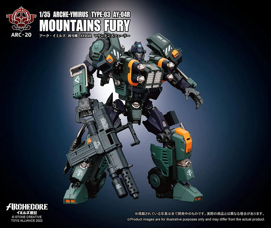 ARC-20 - 1/35 Unit 4 AY-04R - Mountains Fury (TOYS ALLIANCE LIMITED)ㅤ – Toys Alliance – ActionFigureBrasil