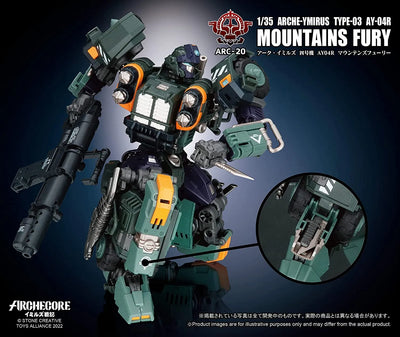 ARC-20 - 1/35 Unit 4 AY-04R - Mountains Fury (TOYS ALLIANCE LIMITED)ㅤ – Toys Alliance – ActionFigureBrasil — acessórios