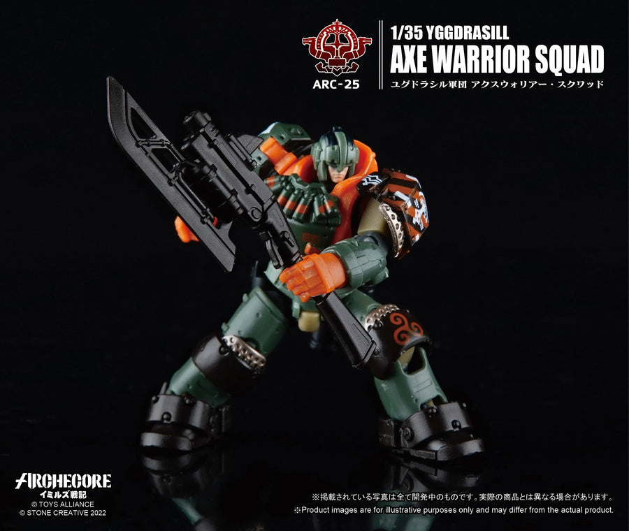 ARC-24 ARCHECORE - Saga of Ymirus Yggdrasill - Axe Warrior Squad - 1/35 (Toys Alliance Limited)ㅤ – Toys Alliance – ActionFigureBrasil