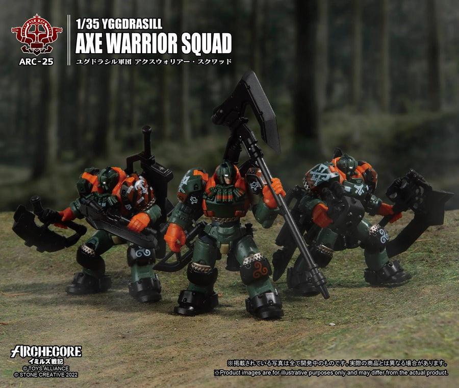 ARC-24 ARCHECORE - Saga of Ymirus Yggdrasill - Axe Warrior Squad - 1/35 (Toys Alliance Limited)ㅤ – Toys Alliance – ActionFigureBrasil