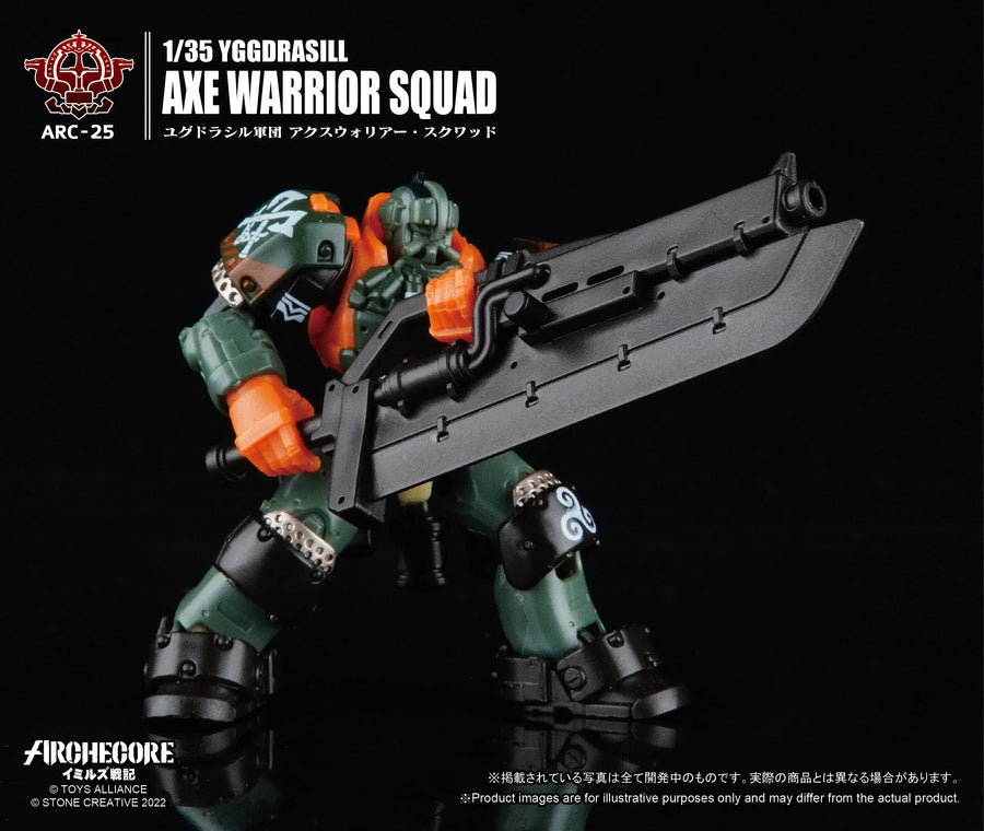 ARC-24 ARCHECORE - Saga of Ymirus Yggdrasill - Axe Warrior Squad - 1/35 (Toys Alliance Limited)ㅤ – Toys Alliance – ActionFigureBrasil