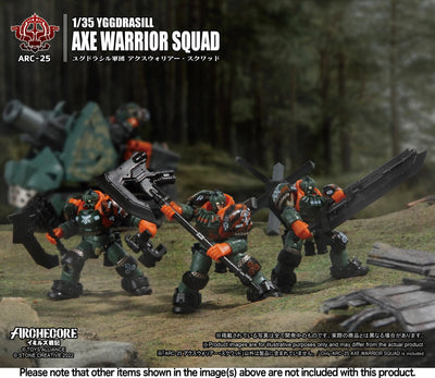 ARC-24 ARCHECORE - Saga of Ymirus Yggdrasill - Axe Warrior Squad - 1/35 (Toys Alliance Limited)ㅤ – Toys Alliance – ActionFigureBrasil — ambientada