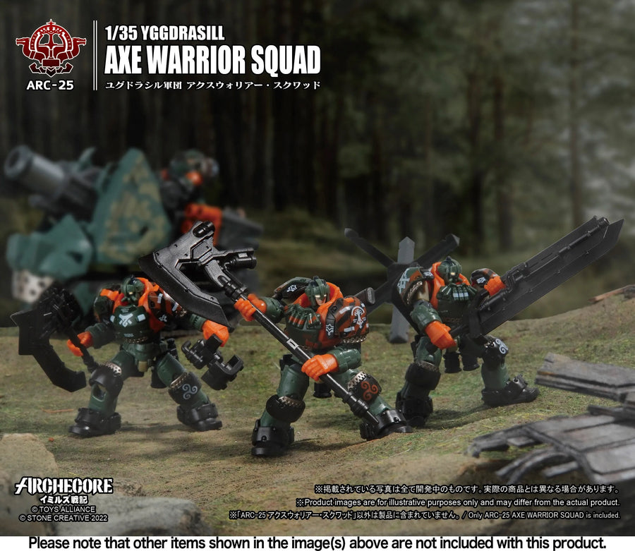 ARC-24 ARCHECORE - Saga of Ymirus Yggdrasill - Axe Warrior Squad - 1/35 (Toys Alliance Limited)ㅤ – Toys Alliance – ActionFigureBrasil