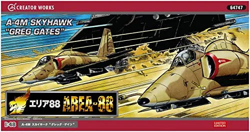 Area 88 - Creator Works - A-4M Sky Hawk - 1/48 - Greg Gates (Hasegawa)ㅤ – Hasegawa – ActionFigureBrasil