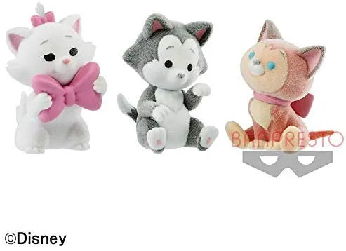 Aristocats - Marie - Dinah - Figaro - Disney Characters Fluffy Puffy - Set of 3 (Bandai Spirits, Banpresto)ㅤ – Bandai Spirits – ActionFigureBrasil