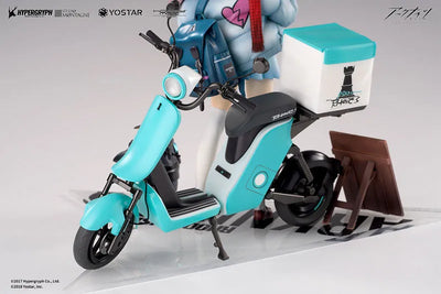Arknights - Amiya - 1/7 - Fresh Fastener VER. - Deluxe Edition (Hobby Max)ㅤ – Hobby Max – ActionFigureBrasil — com base expositora