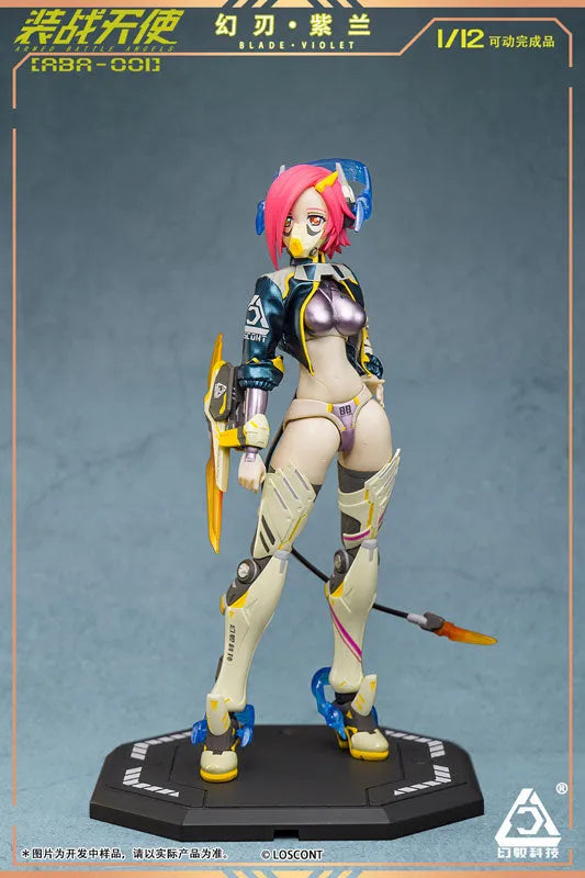 Armed Battle Angels Series - ABA-001 - Blade Violet - 1/12 (LOSCONT)ㅤ – Loscont – ActionFigureBrasil