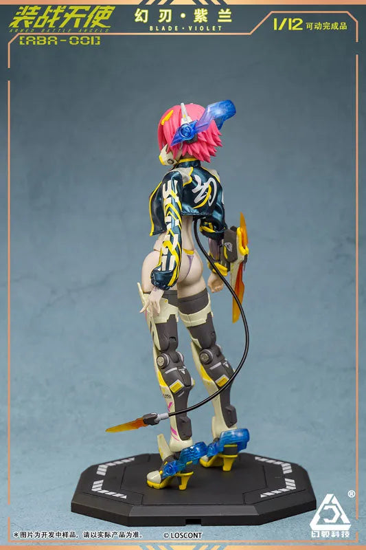 Armed Battle Angels Series - ABA-001 - Blade Violet - 1/12 (LOSCONT)ㅤ – Loscont – ActionFigureBrasil
