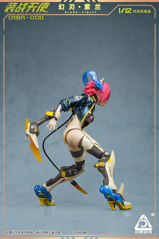 Armed Battle Angels Series - ABA-001 - Blade Violet - 1/12 (LOSCONT)ㅤ – Loscont – ActionFigureBrasil