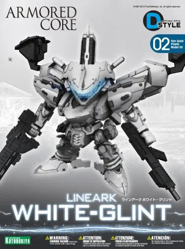 Armored Core - White Glint - D-Style (Kotobukiya)ㅤ – Kotobukiya – ActionFigureBrasil — com base expositora