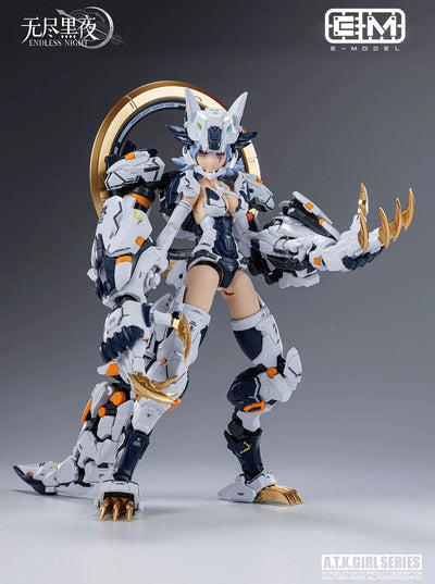 Armored Girl - Werewolf Benandante - Commander's Reinforced Armor Ver. - 1/12 (MONO/E-model)ㅤ – E-model – ActionFigureBrasil — com base expositora