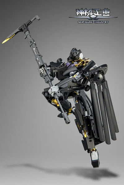 Armored Helicopter - Model 10 - Kura Kyou Alloy (Shinki Kougyou)ㅤ – Shinki Kougyou – ActionFigureBrasil — ângulo diferente