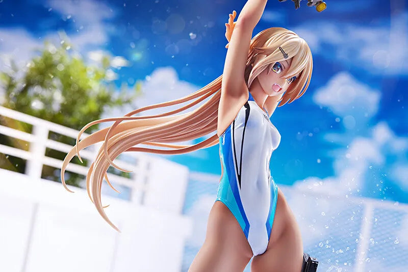 ARMS NOTE - Sueibu no Kouhai - 1/7 - Aoiro Line no Mizugi Ver. (Amakuni, Hobby Japan) [Shop Exclusive]ㅤ – Amakuni – ActionFigureBrasil
