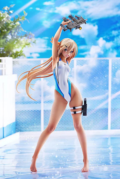 ARMS NOTE - Sueibu no Kouhai - 1/7 - Aoiro Line no Mizugi Ver. (Amakuni, Hobby Japan) [Shop Exclusive]ㅤ – Amakuni – ActionFigureBrasil — embalagem