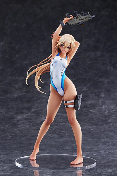 ARMS NOTE - Sueibu no Kouhai - 1/7 - Aoiro Line no Mizugi Ver. (Amakuni, Hobby Japan) [Shop Exclusive]ㅤ – Amakuni – ActionFigureBrasil — ambientada