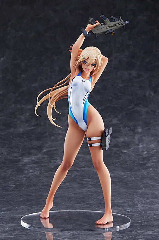 ARMS NOTE - Sueibu no Kouhai - 1/7 - Aoiro Line no Mizugi Ver. (Amakuni, Hobby Japan) [Shop Exclusive]ㅤ – Amakuni – ActionFigureBrasil