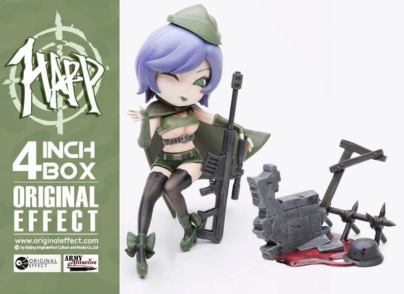 Army Attractive 4 Inch Mini Scale Figure Vol.3 Harpㅤ – Original Effect – ActionFigureBrasil