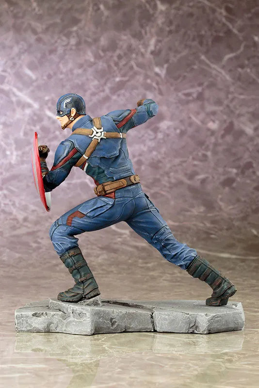 ARTFX+ - Captain America Civil War: Captain America Civil War 1/10 Easy Assembly Kitㅤ – Kotobukiya – ActionFigureBrasil