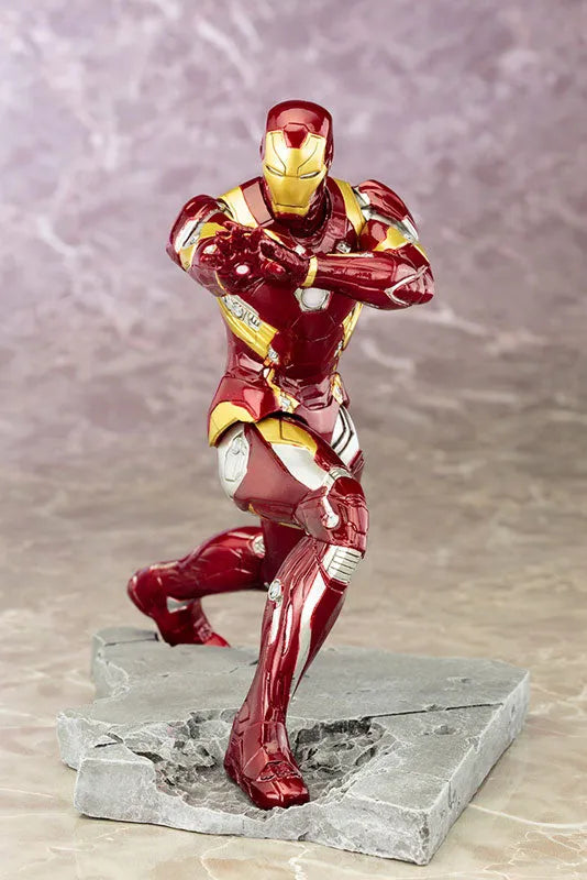 ARTFX+ - Captain America Civil War: Iron Man MARK46 Civil War 1/10 Easy Assembly Kitㅤ – Kotobukiya – ActionFigureBrasil
