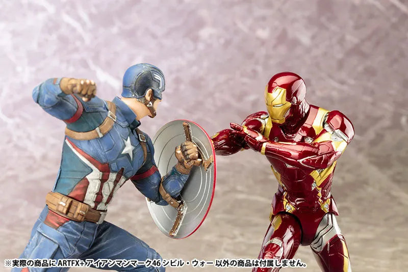 ARTFX+ - Captain America Civil War: Iron Man MARK46 Civil War 1/10 Easy Assembly Kitㅤ – Kotobukiya – ActionFigureBrasil