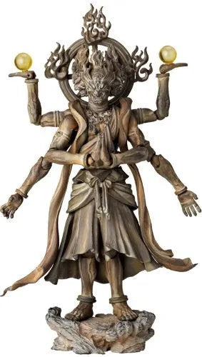 Ashura - Revoltech - Revoltech Takeya - 03EX - Wood Ver. (Kaiyodo)ㅤ – Kaiyodo – ActionFigureBrasil