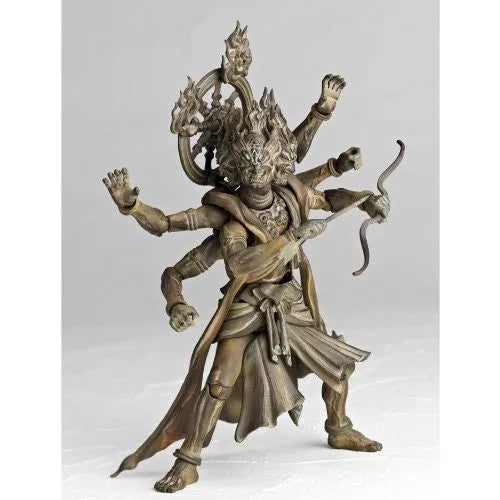 Ashura - Revoltech - Revoltech Takeya - 03EX - Wood Ver. (Kaiyodo)ㅤ – Kaiyodo – ActionFigureBrasil