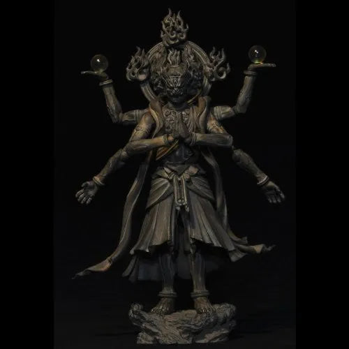 Ashura - Revoltech - Revoltech Takeya - 03EX - Wood Ver. (Kaiyodo)ㅤ – Kaiyodo – ActionFigureBrasil