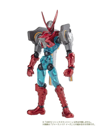 Assemble Borg 012 Sonic Slasherㅤ – Kaiyodo – ActionFigureBrasil — com base expositora