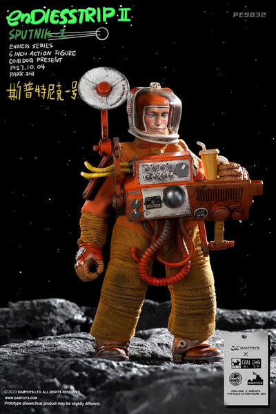 Astronaut and Sputnik 1 – Damtoys – ActionFigure Brasil — iluminação de estúdio