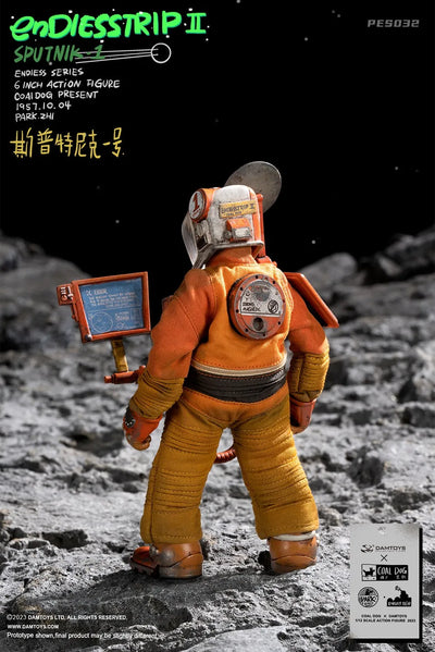 Astronaut and Sputnik 1 – Damtoys – ActionFigure Brasil — detalhe do produto