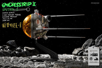 Astronaut and Sputnik 1 – Damtoys – ActionFigure Brasil — com base expositora