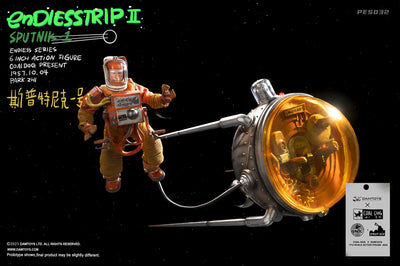 Astronaut and Sputnik 1 – Damtoys – ActionFigure Brasil — ângulo diferente
