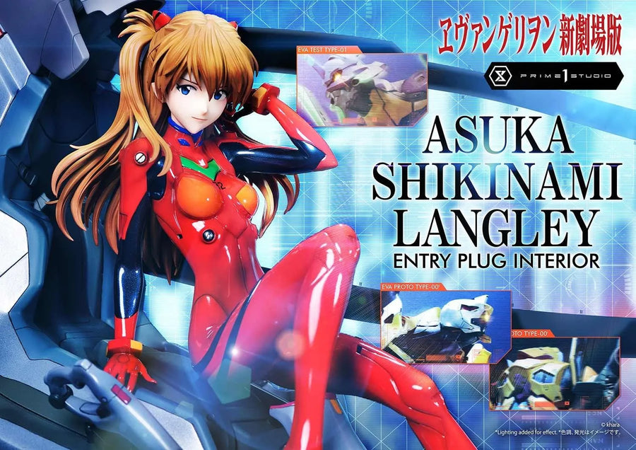 Asuka Shikinami Langley (Entry Plug Interior） (Regular Version) Evangelion(sinmov) – Prime1Studio – ActionFigure Brasil