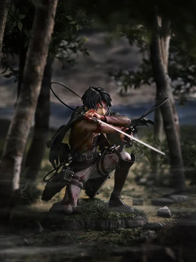 Attack on Titan: Shingeki no Kyojin - Levi - ARTFX J - 1/7 - Fortitude ver. - 2022 Re-release (Kotobukiya)ㅤ – Kotobukiya – ActionFigureBrasil — acessórios